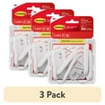 thumbnail image 1 of (3 pack) Command Wire Hooks Value Pack, Medium, White, 7 Wall Hooks, 1 of 12