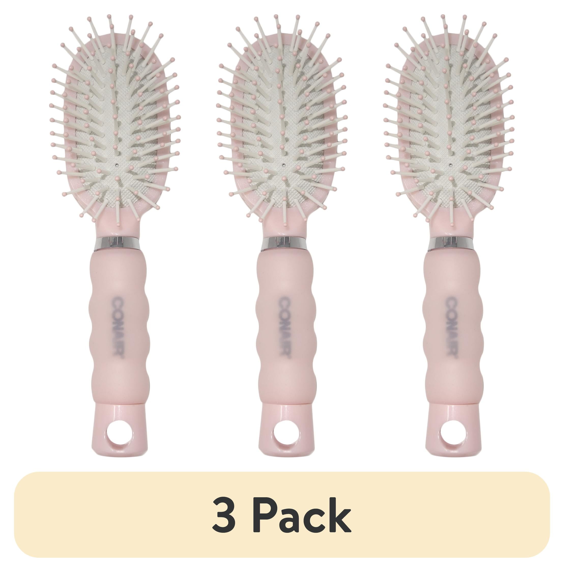 CONAIR gel grips ヘアブラシ　クッションブラシ　日本未発売　レア 3-pack-Conair-Gel-Grips-Nylon-