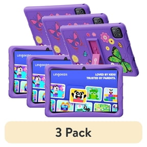 (3 pack) Contixo K103A Kids Tablets, Educational Tablets for Kids with Kid-Proof Tablet Case, 10", Purple
