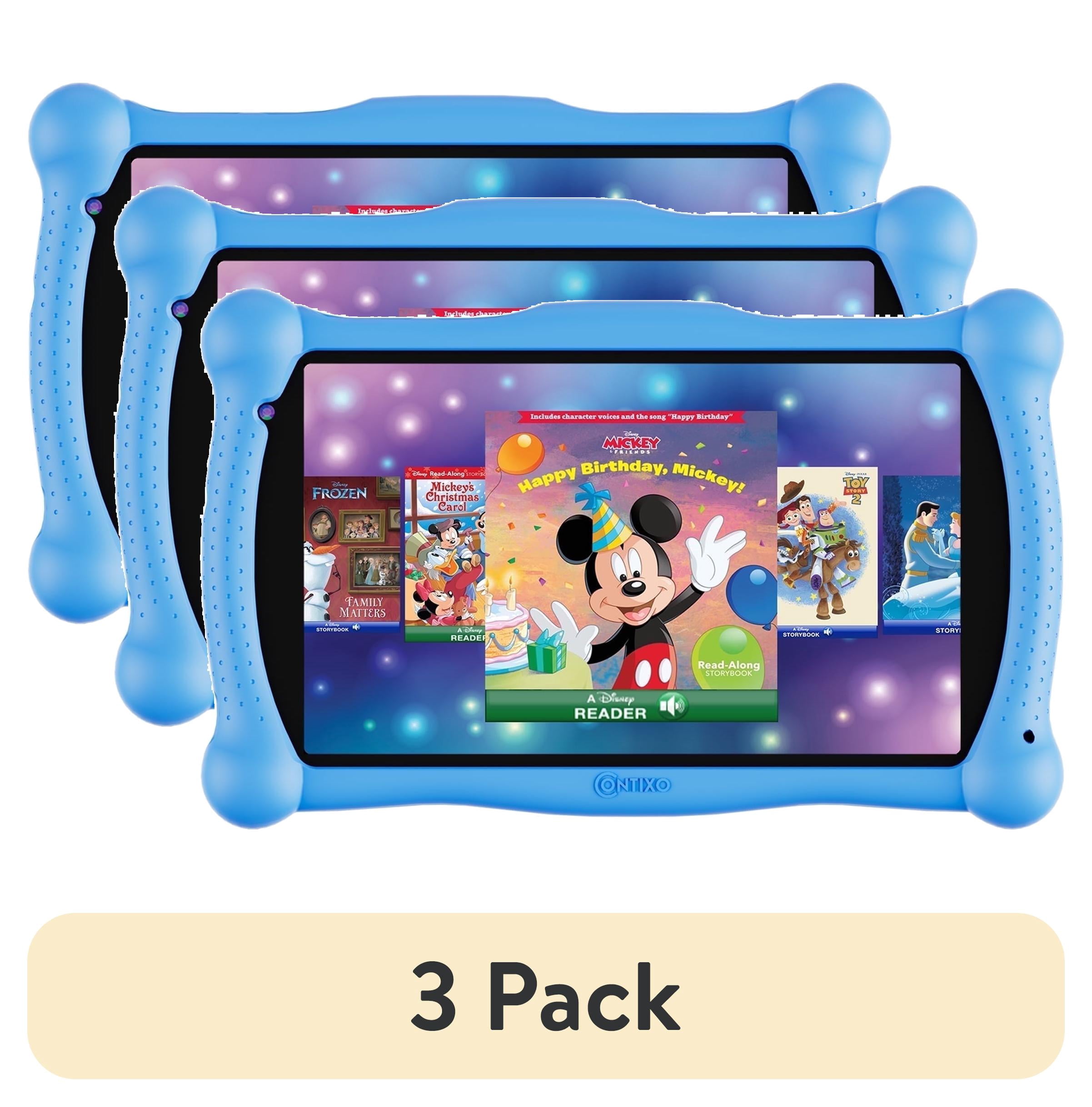 3 pack) Contixo 7-Inch Kids Tablets Bundle, 32GB Educational