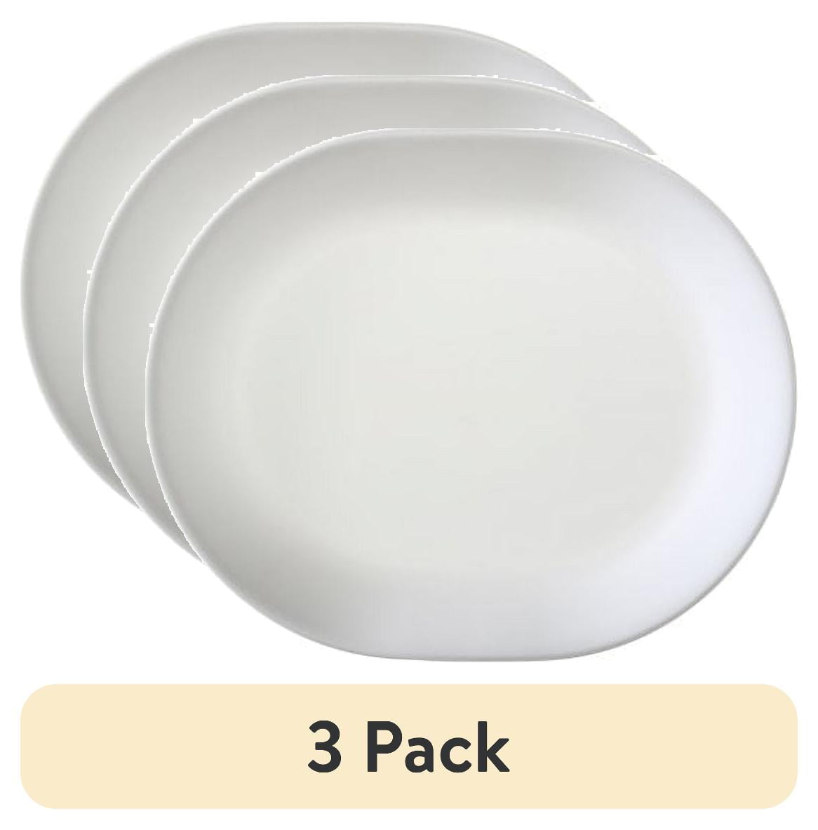 (3 pack) Corelle Winter Frost White 12.25" Serving Platter