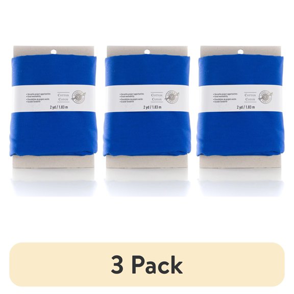 (3 pack) Cotton Fabric Bundle by Loops & Threads