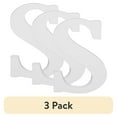 thumbnail image 1 of (3 pack) Cousin DIY 3" White Wood Letter S, 1 of 9