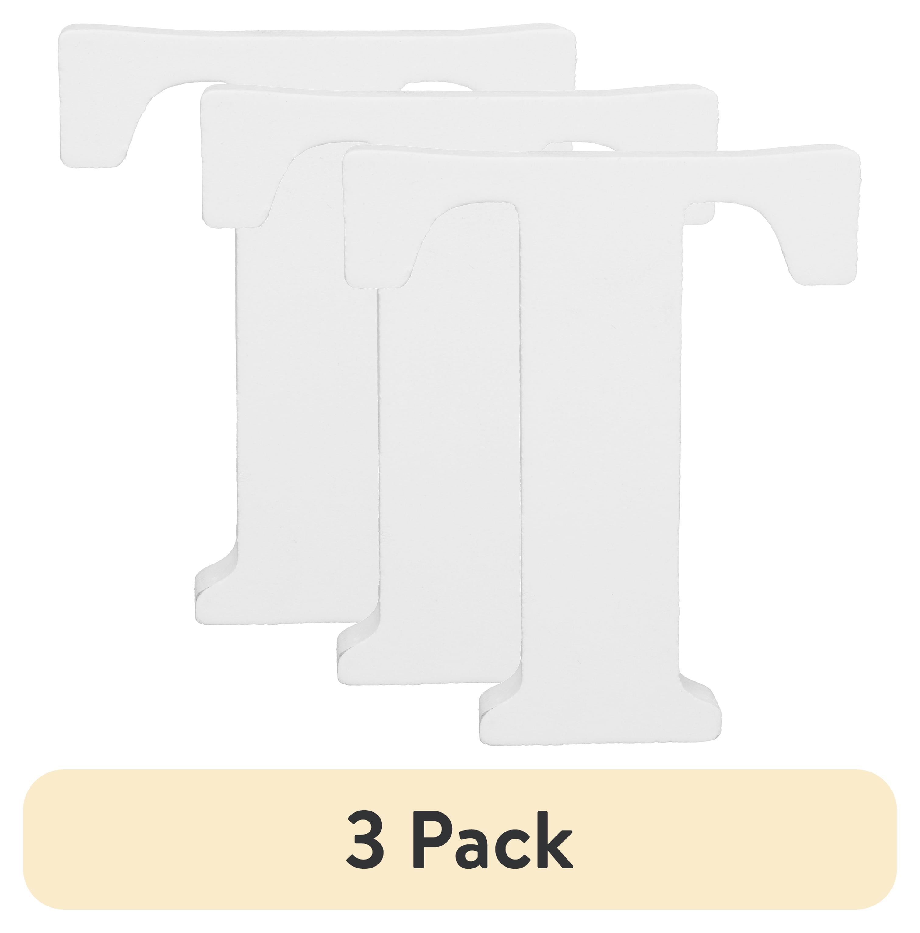 (3 pack) Cousin DIY 3" White Wood Letter T