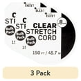 thumbnail image 1 of (3 pack) Cousin DIY 0.8mm Clear Stretch Cord – 50 Yard Elastic Beading Thread for Bracelets, Necklaces, and Beaded Crafts, 1 of 11