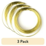 3 pack 3 pack Cousin DIY Coated Copper Wire, Gold Finish, 20 Ga, 24 ft Roll