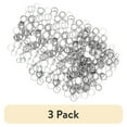 thumbnail image 1 of (3 pack) Cousin DIY Metal Split Ring Assortment, 4mm, 6mm, and 8mm, 240 Piece, Silver Finish, 1 of 8