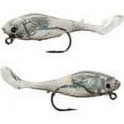 3 pack Cr me 2" Spoiler Shad Swim Bait Lure, Black Back