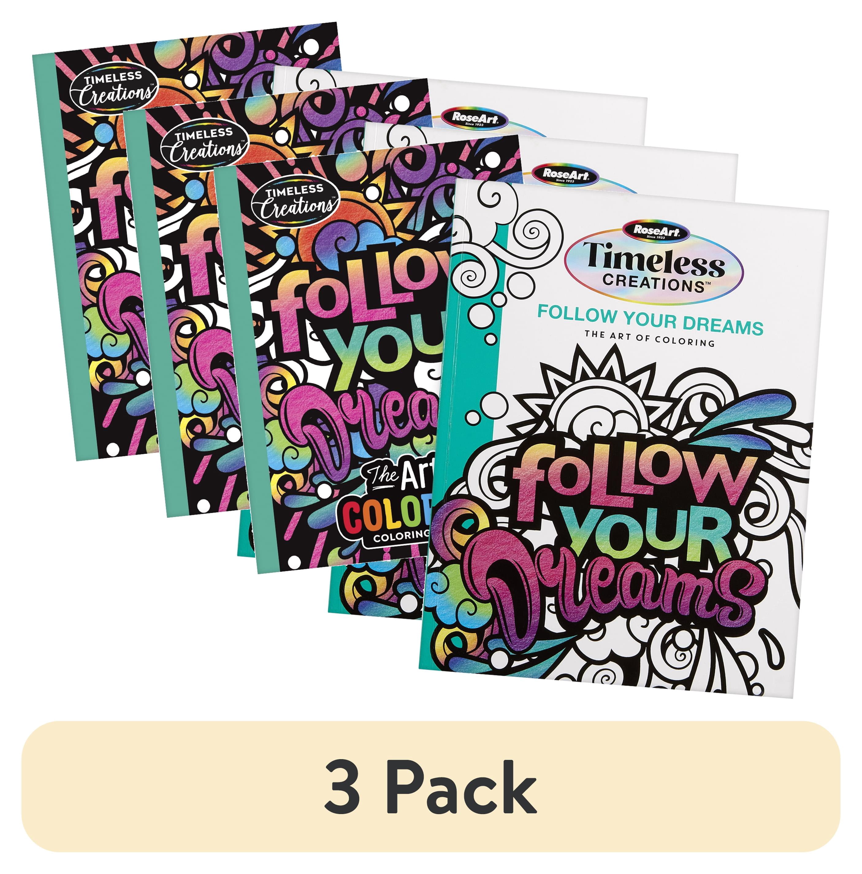 3 pack) Cra-Z-Art: Timeless Creations Follow Your Dreams Coloring