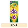thumbnail image 1 of (3 pack) Crayola 16 count Colored Oil Pastel Sticks, 2-15/16"x1/2", 1 of 8