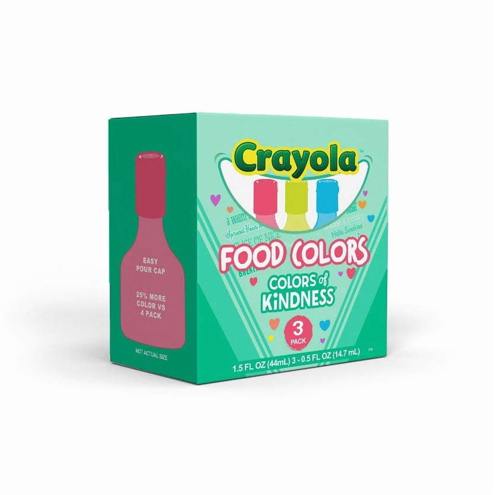 (3 pack) Crayola Color of Kindness Food Color
