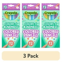 (3 pack) Crayola Colors of Kindness Colored Pencils, School Supplies, 12 Ct, Beginner Child