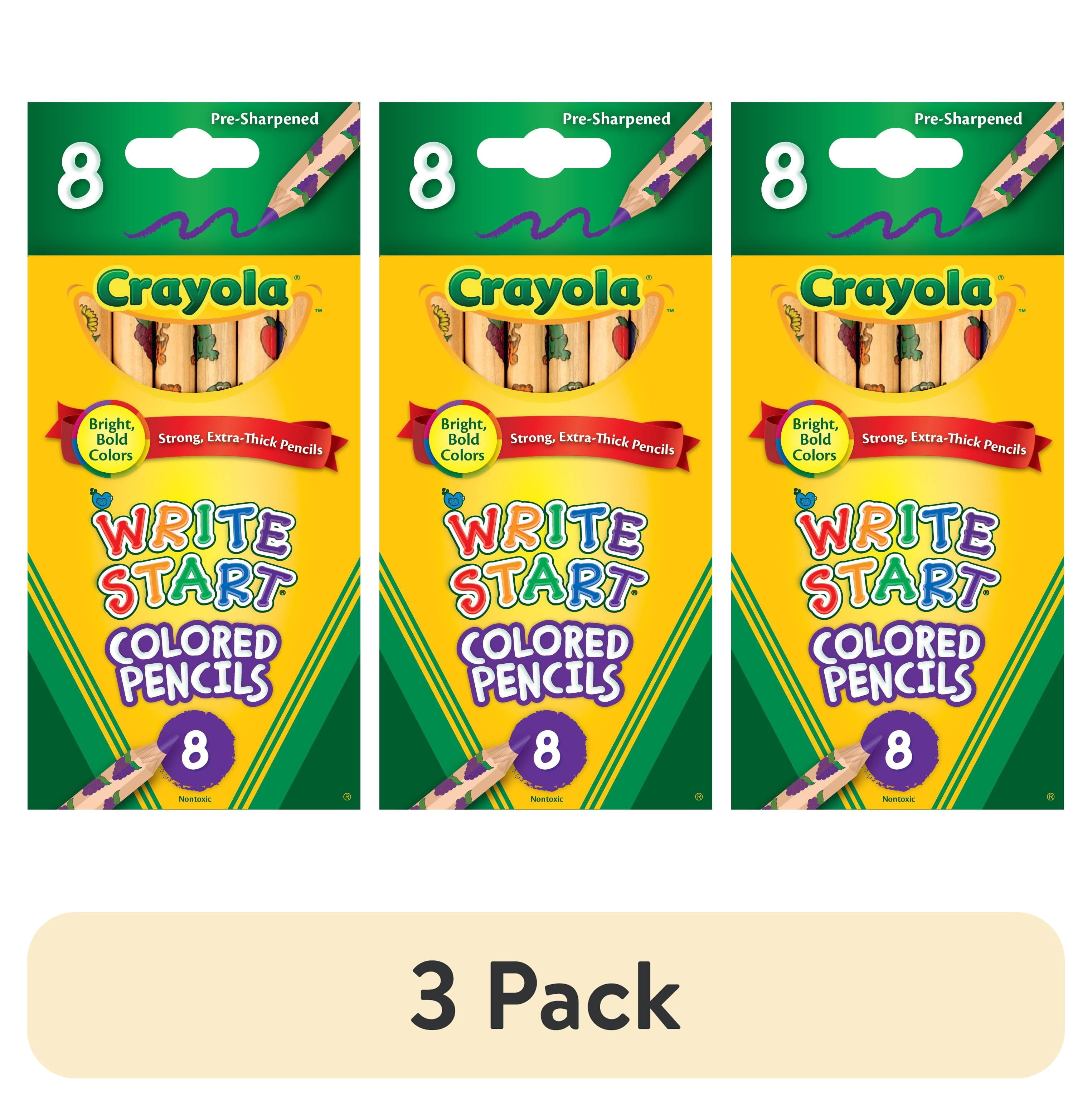 Crayola Colored Pencils, 8-Colors, Assorted, Pre-Sharpened Set