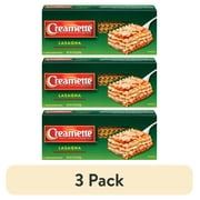 (3 pack) Creamette Wavy Lasagna Pasta Sheets, 16-Ounce Box