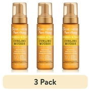 3 pack Creme of Nature Pure Honey Moisture & Twist Curling Mousse 7 oz. Moisturizing, Dry Hair, Unisex