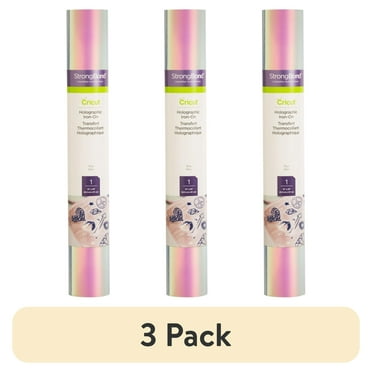 (3 pack) Cricut Holographic Iron-On Vinyl, 12" x 24"