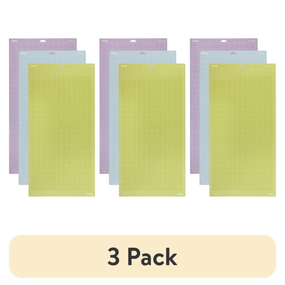 (3 pack) Cricut Machine Mat Variety Pack, 12 in x 24 in (3 ct)