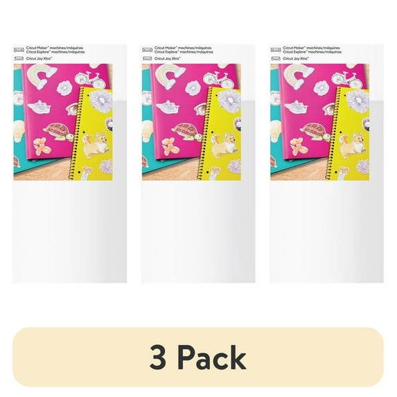 (3 pack) Cricut Printable Sticker Paper - US Letter (8 ct), 8.5" x 11"