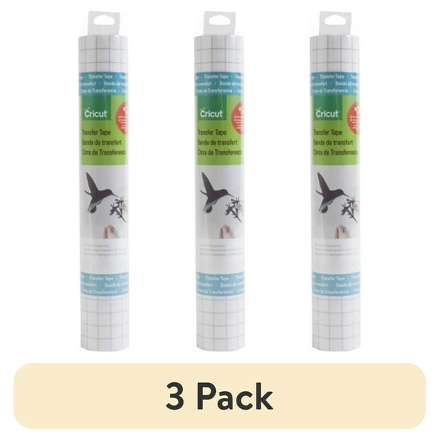 (3 pack) Cricut Vinyl Transfer Tape 12''X48''