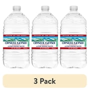 (3 pack) Crystal Geyser Alpine Spring Water, 1 Gallon Plastic Jug