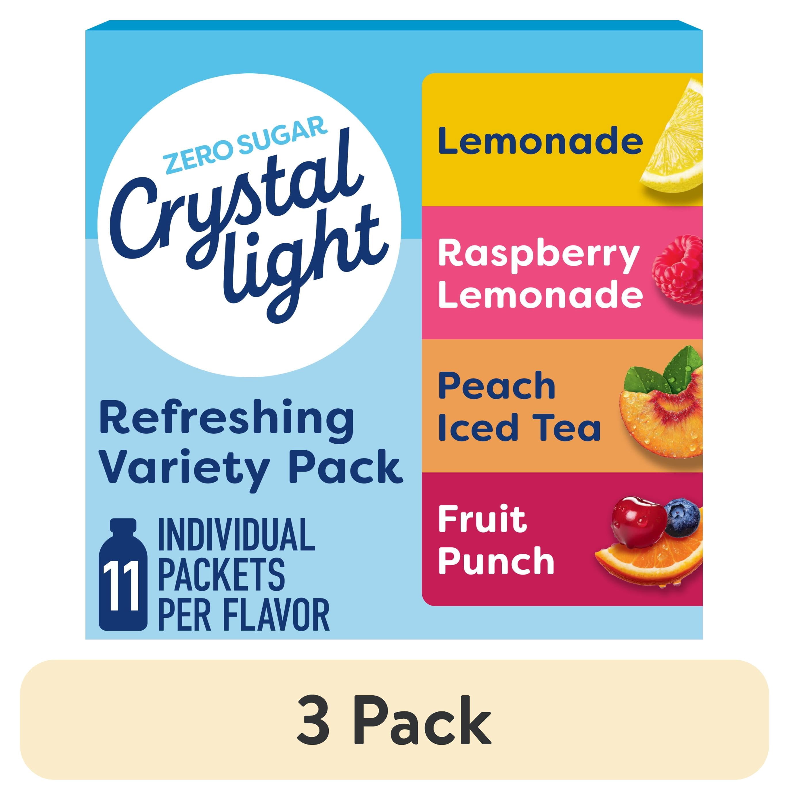 Lit Hydrations (3 pack) Crystal Light Refreshing Drink Mix Variety Pack, 44 Packets ...