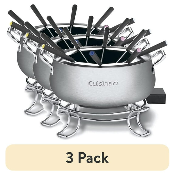 (3 pack) Cuisinart Electric Fondue Pot