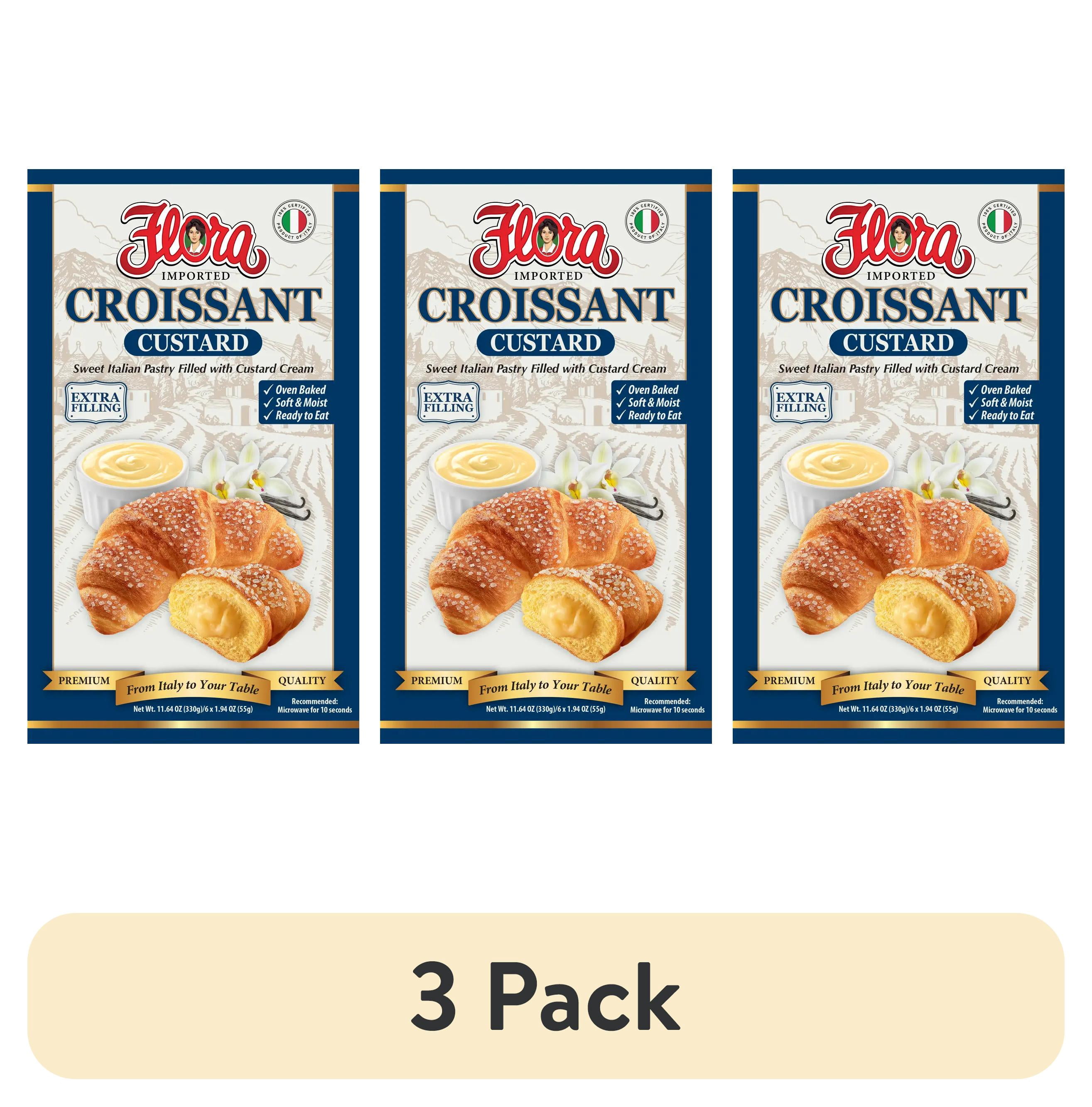 (3 pack) Custard Croissant