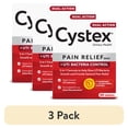 thumbnail interactive-video image 1 of (3 pack) Cystex Dual Action Relief, Helps Slow UTI Bacteria Growth & Provide General Pain Relief, 48 Tablets, 1 of 11