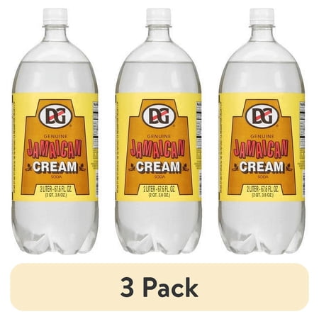 (3 pack) D&G Genuine Jamaican Cream Soda, 2 L