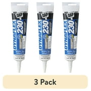 (3 pack) DAP Dynaflex 230 5.5 oz White Premium Sealant Caulk