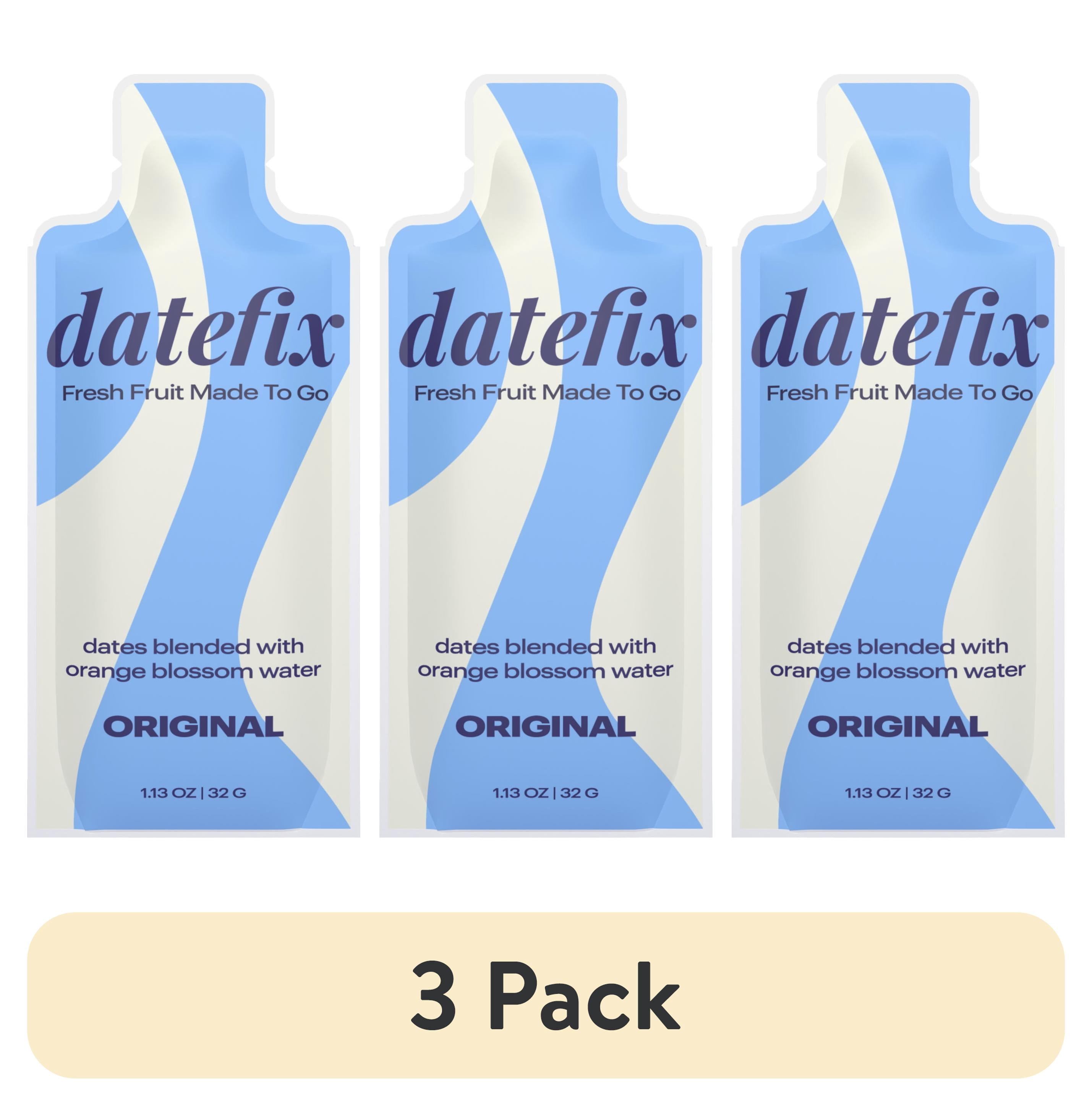 (3 pack) DATEFIX® Original Whole Food Energy Snack, 1.13 oz Pouch