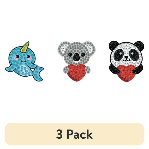 (3 pack) DIAMOND DOTZ® BIG DOTZ® Sticker Pack Love You Chums Diamond Painting Kit