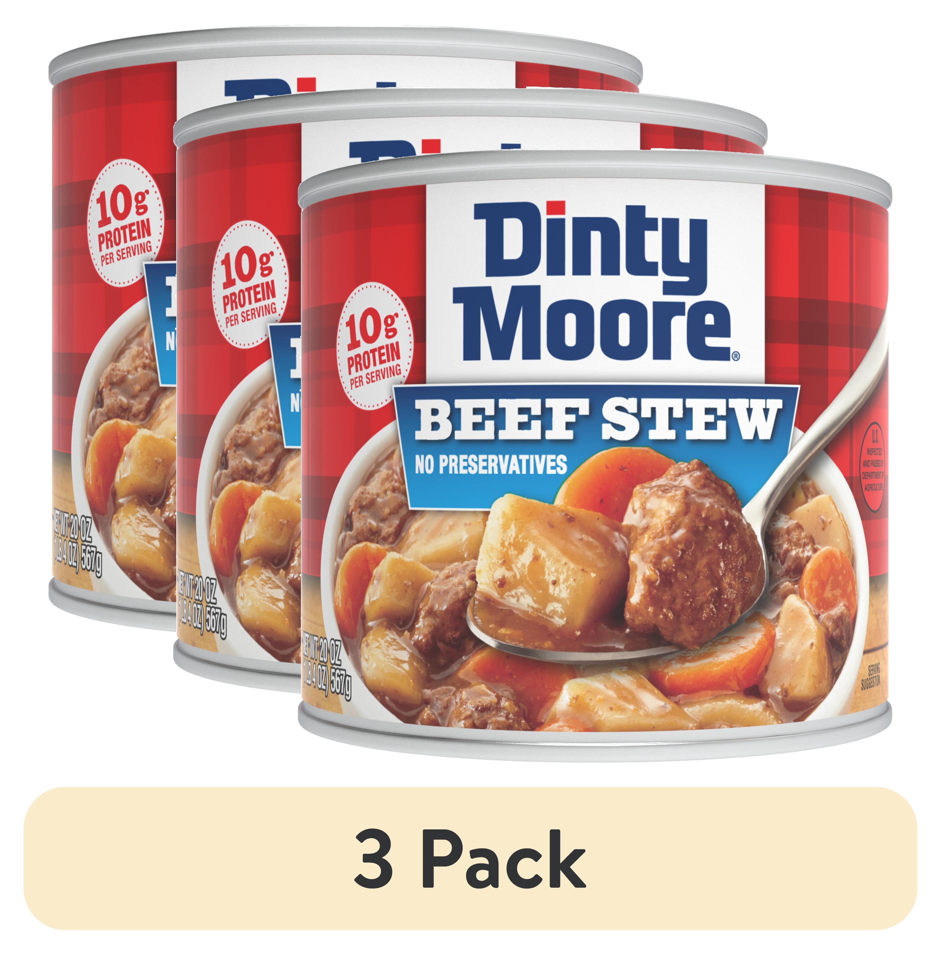 Moore Container (3 pack) DINTY MOORE Beef Stew with Potatoes and Carrots, Shelf Stable ...