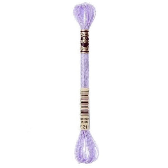 (3 pack) DMC Light Effects Embroidery Floss 8.7yd-Lilac
