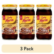 (3 pack) DOÑA MARÍA Adobo Mole, Cooking Sauces & Marinades, Shelf Stable, 8.25 oz Glass Jar