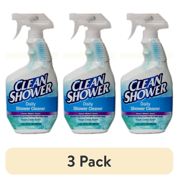 (3 pack) Clean Shower Daily Shower Cleaner, 32 Fluid Ounce, Pack of 1
