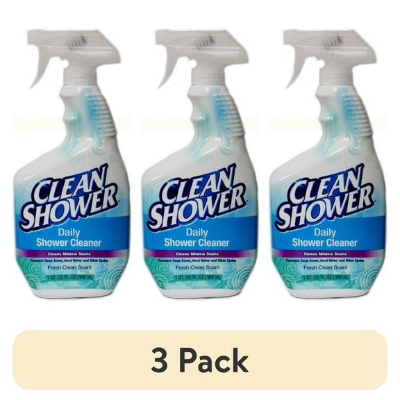 (3 pack) Clean Shower Daily Shower Cleaner, 32 Fluid Ounce, Pack of 1