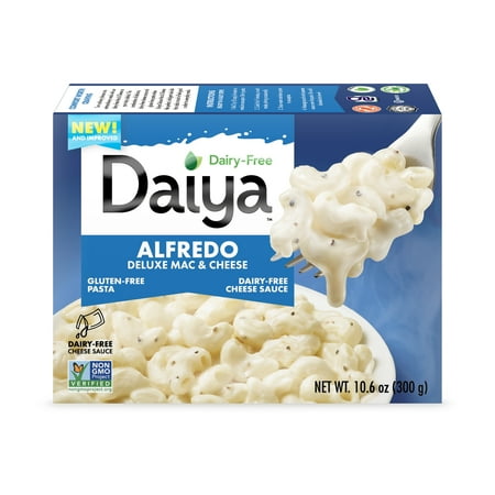 (3 pack) Daiya Dairy Free Gluten Free Deluxe Alfredo Mac & Cheese, Vegan, 10.6 oz (Shelf Stable)