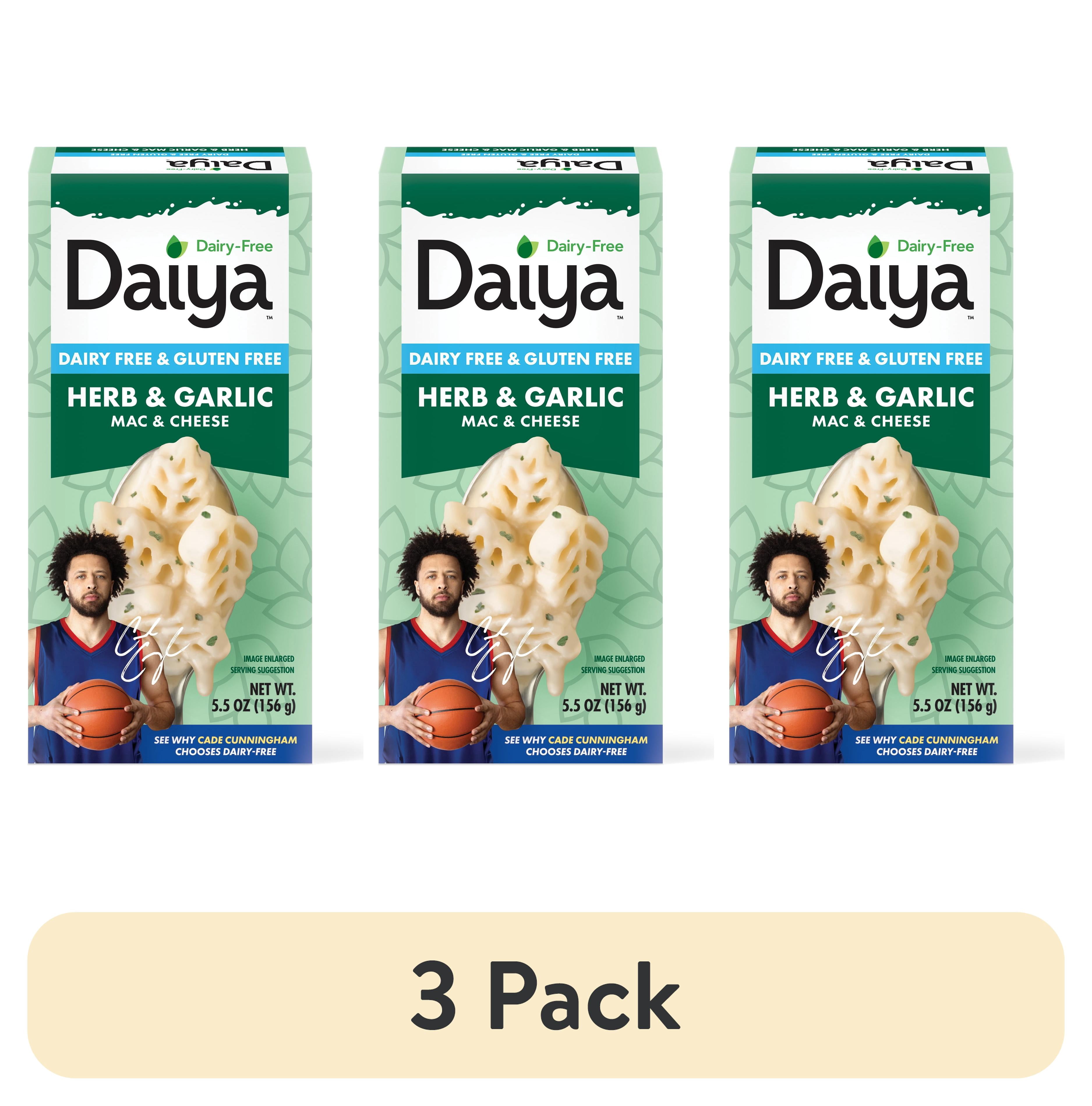 3 pack) Daiya Dairy Free Gluten Free Herb and Garlic Mac & Cheese