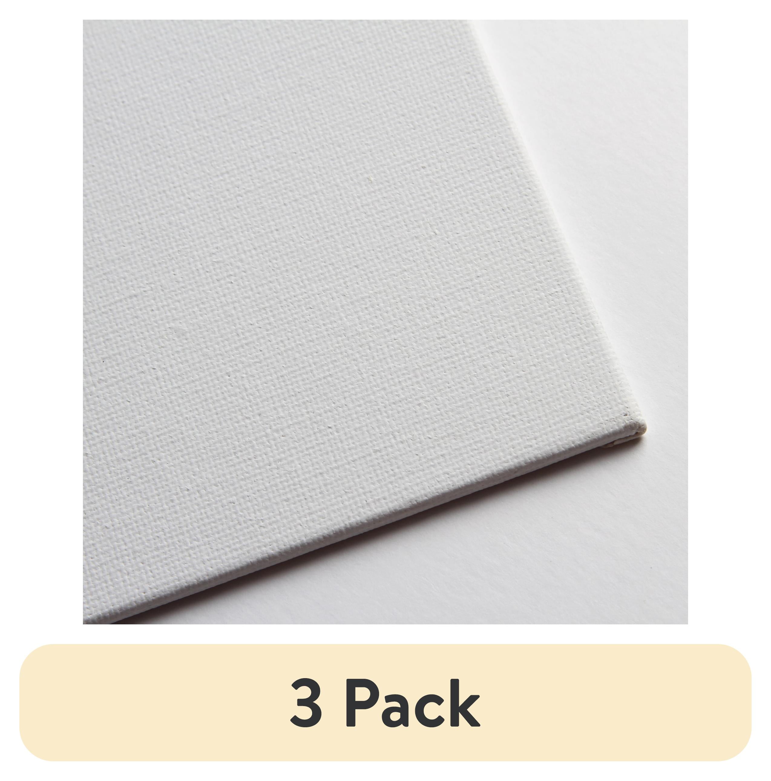 (3 pack) Daler-Rowney Simply Canvas, White Panel, 5x7 inch, 3 Piece - Teens, Students, Artists, Kids