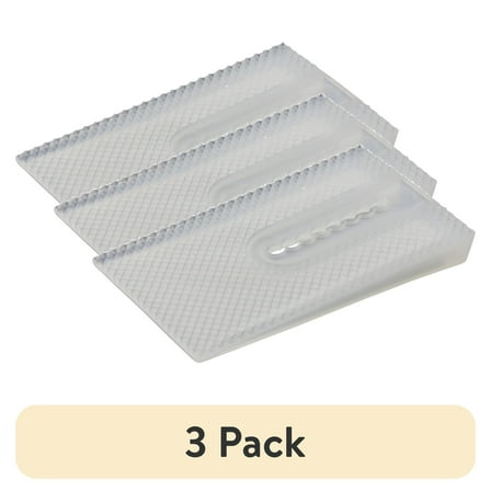 (3 pack) Danco 6-Pack White Rectangle Toilet Plastic Shim Wedges, 1.94" Length x 1.15" Width (88523)