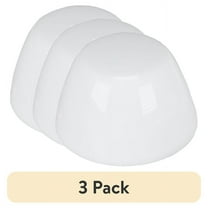 (3 pack) Danco 80821 Universal Round Plastic Snap-on Toilet Bolt Caps in White (2-Pack)