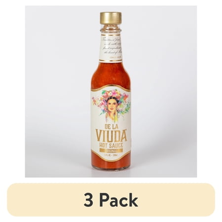 (3 pack) De La Viuda Original Hot Sauce, 5 fl oz