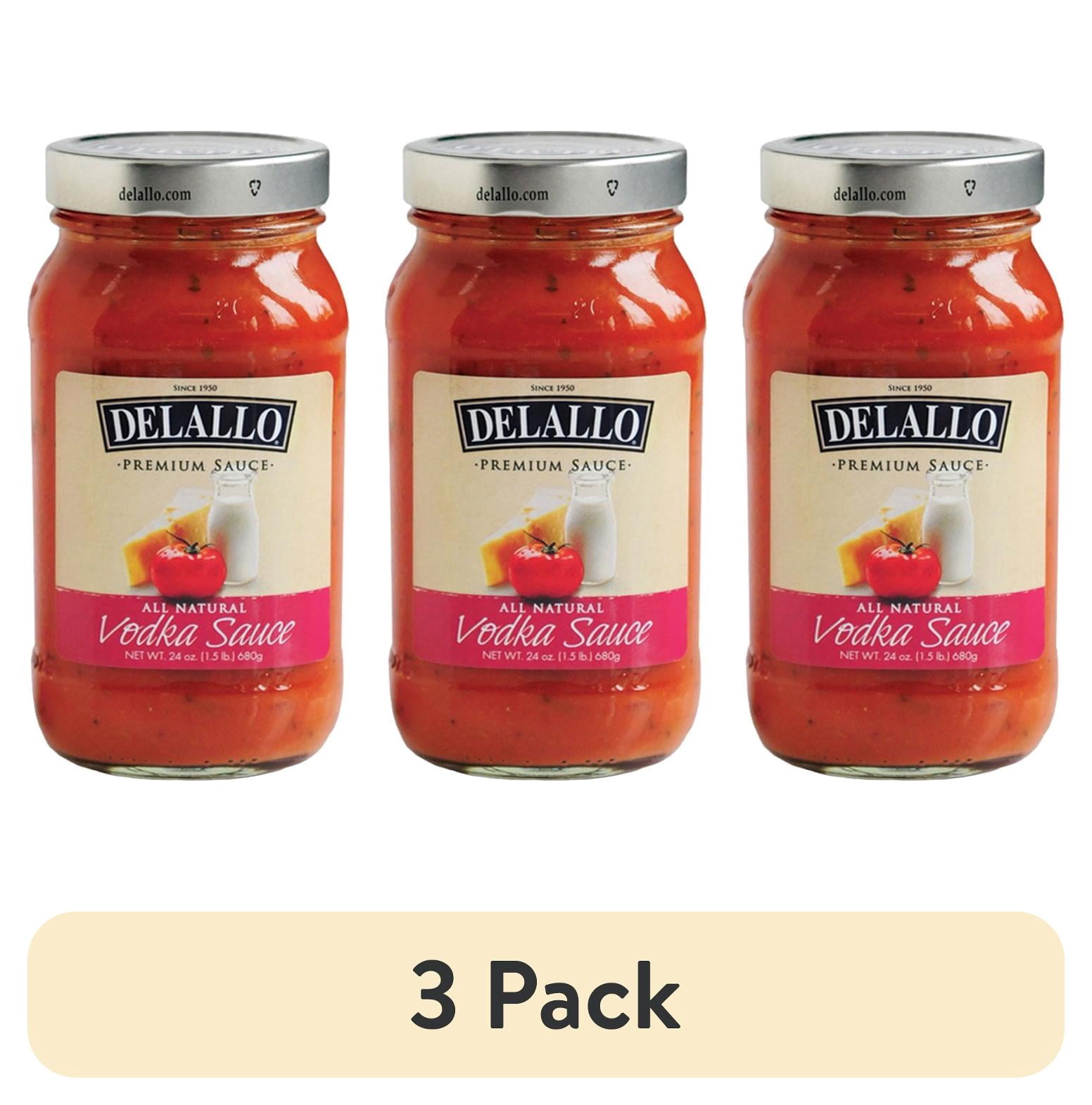 (3 pack) DeLallo Pink Vodka Sauce, 24 oz.