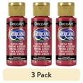 thumbnail image 1 of DecoArt Americana Acrylic Paint, 2 oz, Red Color Family, Matte Finish, 1 of 12