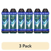 3 pack Degree Men Antiperspirant Deodorant Dry Spray Cool Rush, 3.8 oz Twin Pack