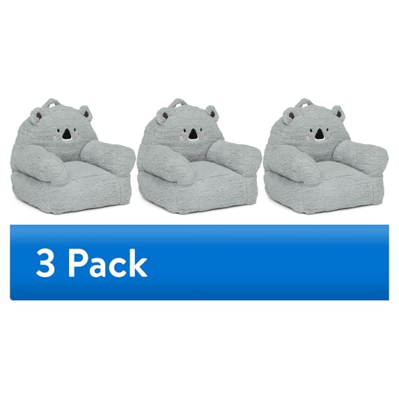 (3 pack) Delta Children Cozee Pal Chair, Koala
