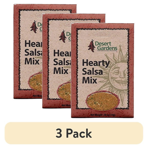 (3 pack) Desert Gardens Hearty Salsa Mix