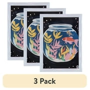 (3 pack) DesignOvation 5x7 Linear Iridescent Decorative Tabletop Picture Frame