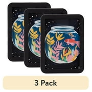 (3 pack) DesignOvation 5x7 Rounded Basic Black Decorative Tabletop Picture Frame